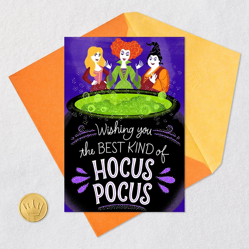 Disney Hocus Pocus Sanderson Sisters Magical Halloween Card for only USD 2.99 | Hallmark