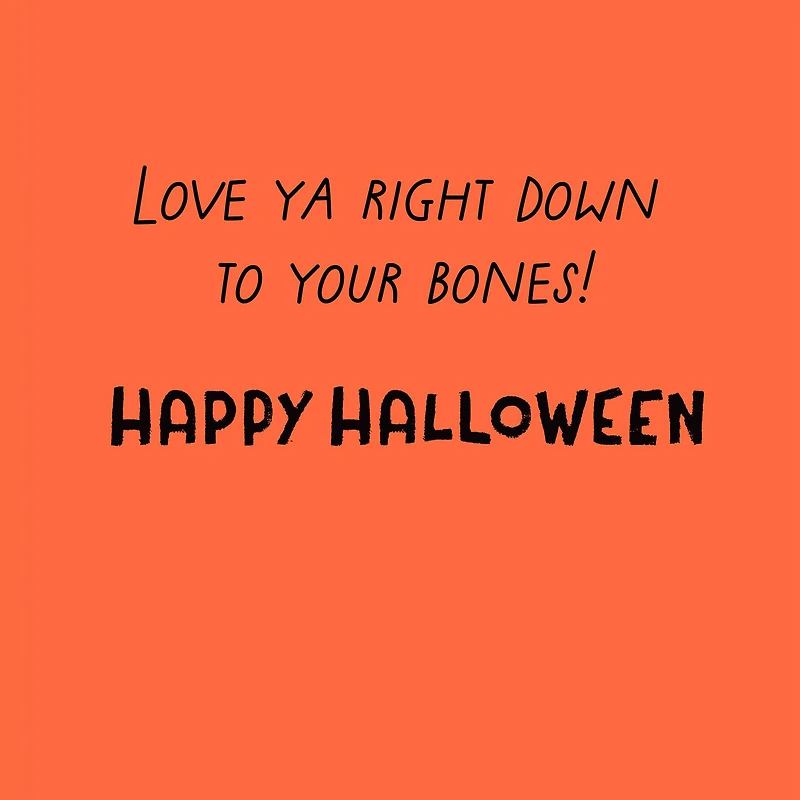 Love Ya Down to Your Bones Halloween Card for Grandson for only USD 0.99 | Hallmark