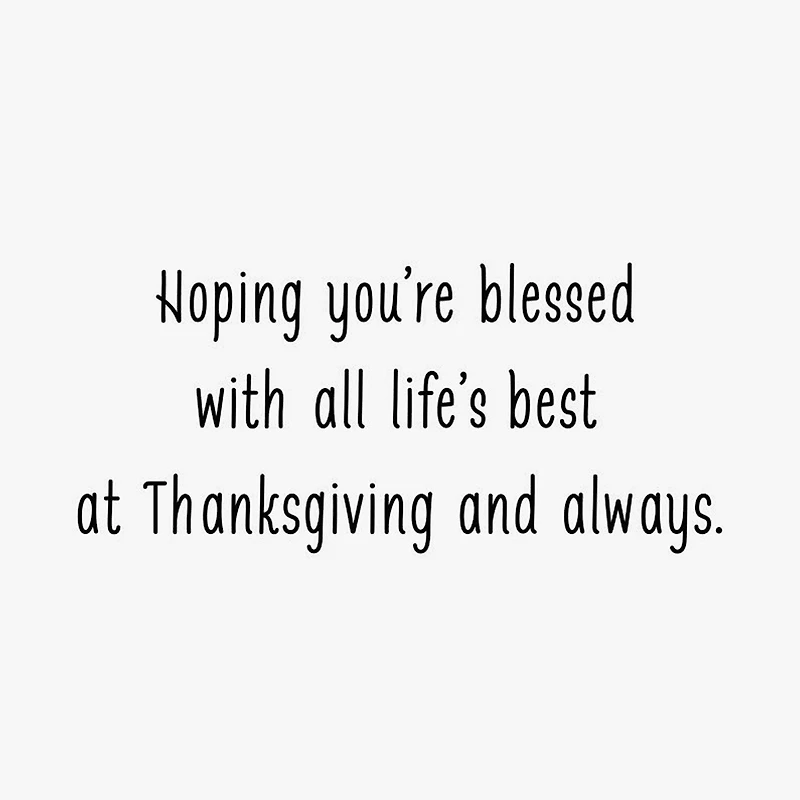 Hope You're Blessed with Life's Best Thanksgiving Cards, Pack of 6 for only USD 6.99 | Hallmark