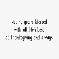 Hope You're Blessed with Life's Best Thanksgiving Cards, Pack of 6 for only USD 6.99 | Hallmark