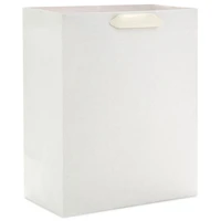 9.6" Solid White Medium Gift Bag for only USD 3.49 | Hallmark