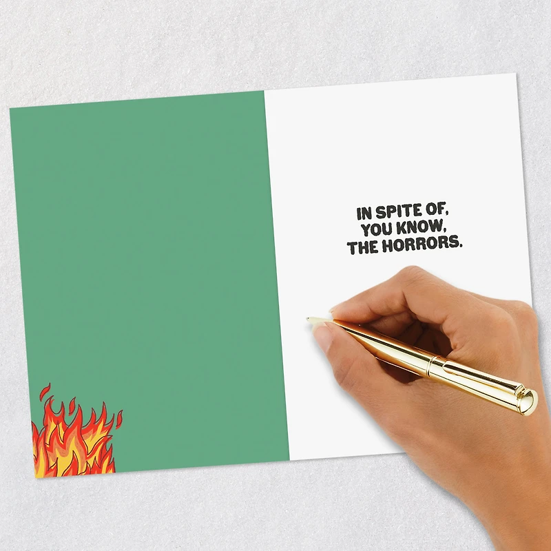 Dumpster Fire Horrors Funny Birthday Card for only USD 4.49 | Hallmark