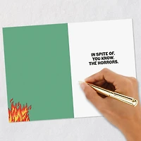 Dumpster Fire Horrors Funny Birthday Card for only USD 4.49 | Hallmark