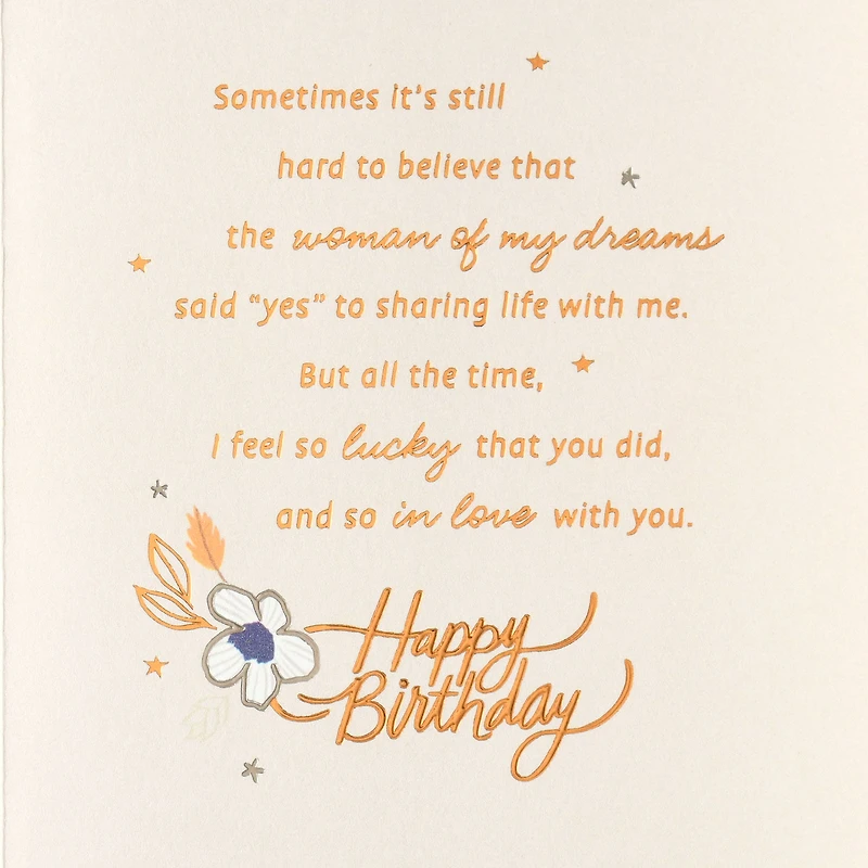 Amazing You, Lucky Me Birthday Card for Wife for only USD 5.99 | Hallmark