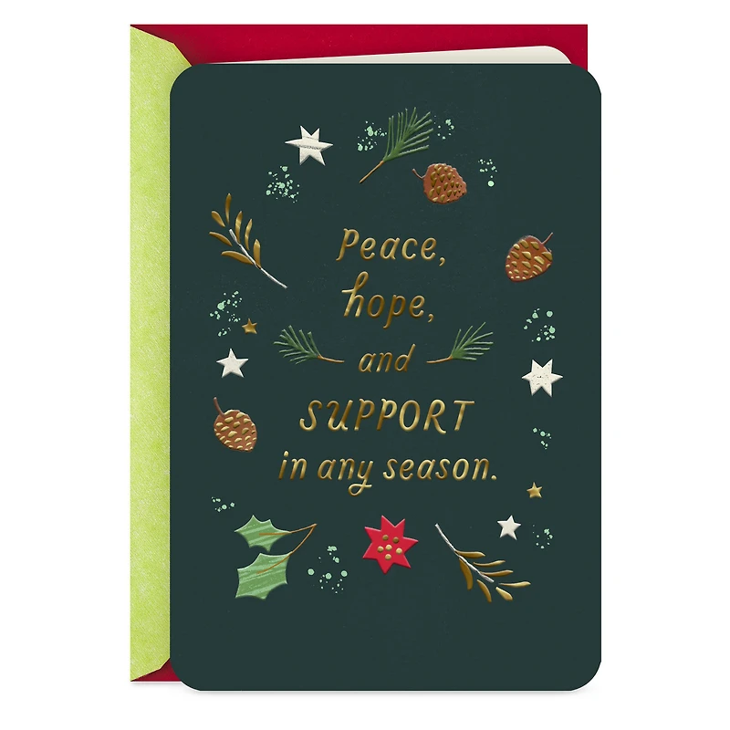 Peace, Hope and Support Christmas Card for Mental Health Professional for only USD 3.99 | Hallmark