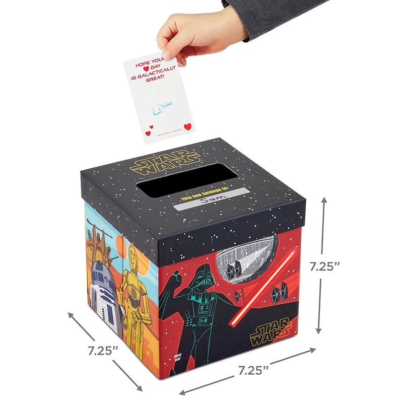 Star Wars™ Kids Classroom Valentines Set With Cards and Light-Up Mailbox With Sound for only USD 19.99 | Hallmark