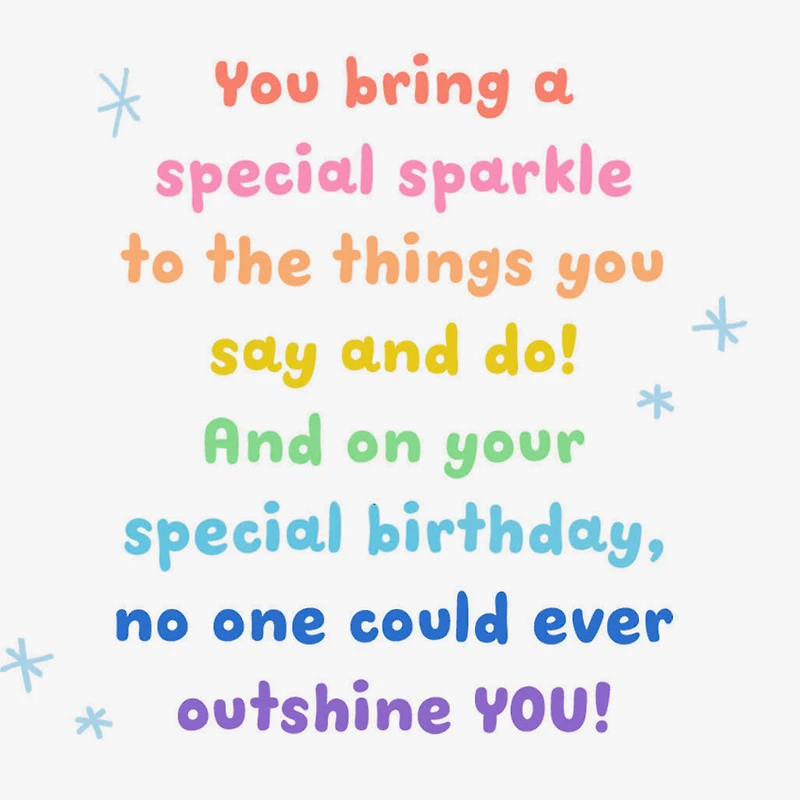 Splash and Sparkle Birthday Card for Girl for only USD 2.99 | Hallmark