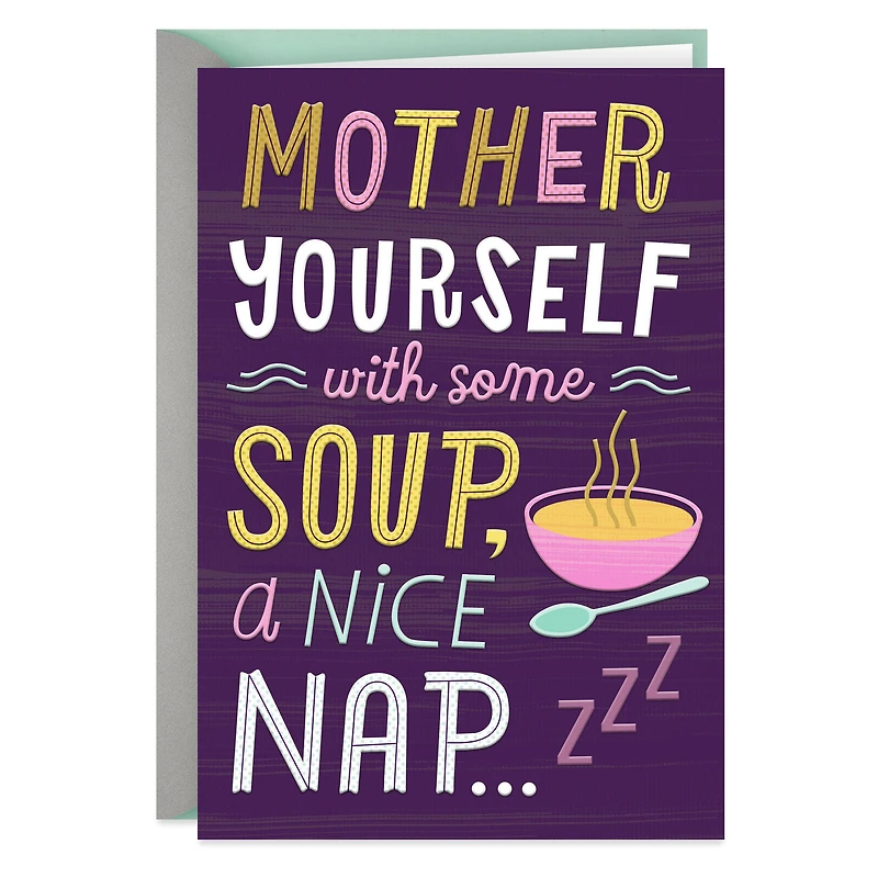 Mother Yourself, Bubbeleh Funny Get Well Card for only USD 3.99 | Hallmark