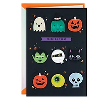 Trick or Treat Halloween Icons Halloween Card for only USD 7.99 | Hallmark