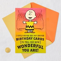Peanuts® Charlie Brown Wonderful You Funny Birthday Card With Mini Cards for only USD 5.99 | Hallmark