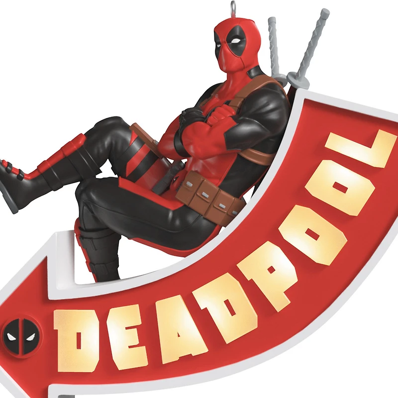 Marvel Deadpool It's a Sign! Ornament With Light for only USD 31.99 | Hallmark