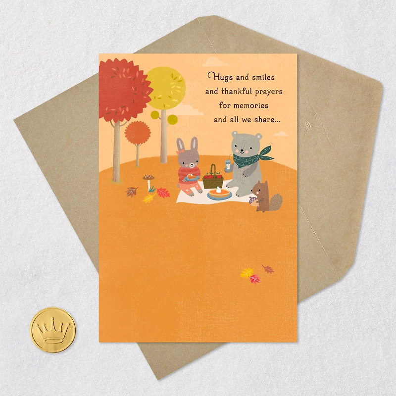 Hugs, Smiles and Thankful Prayers Thanksgiving Card for only USD 2.00 | Hallmark