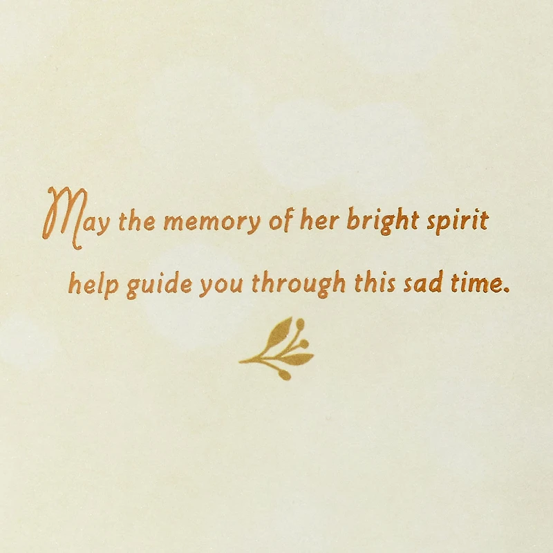 Her Light Is Still Shining in the World Sympathy Card for only USD 4.99 | Hallmark