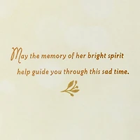 Her Light Is Still Shining in the World Sympathy Card for only USD 4.99 | Hallmark