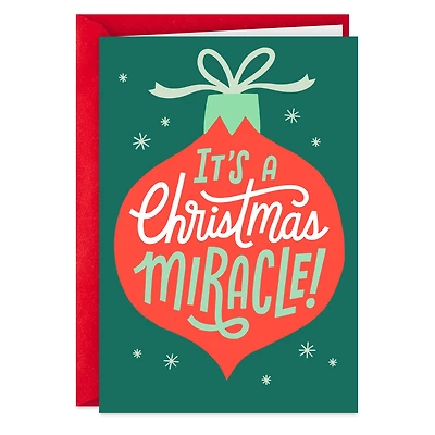 A Christmas Miracle! Funny Christmas Card for only USD 3.99 | Hallmark