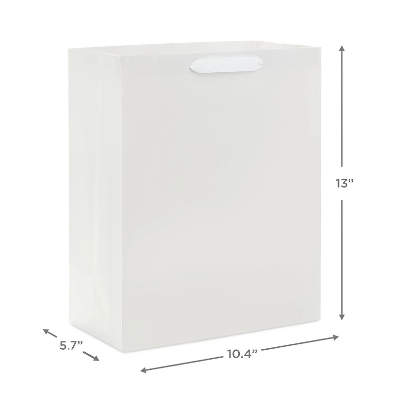 13" White Large Gift Bag for only USD 4.49 | Hallmark