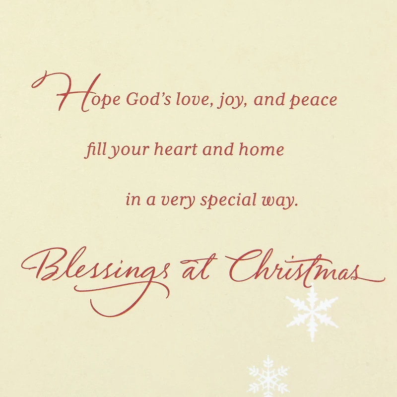 God's Love, Joy and Peace Religious Christmas Card for only USD 5.99 | Hallmark