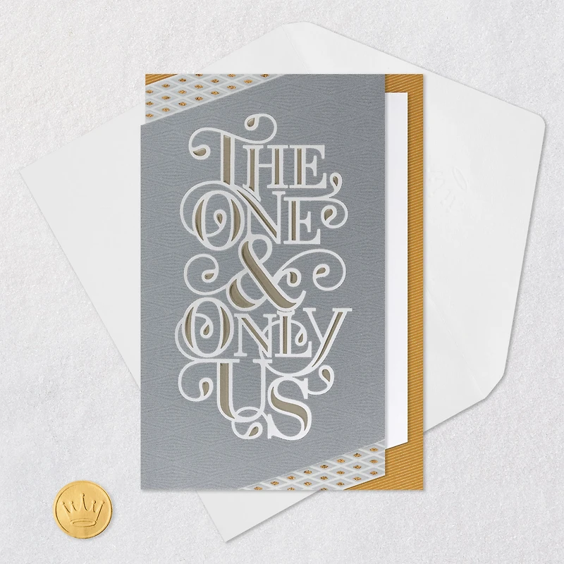 Our Love Is Once in a Lifetime Romantic Anniversary Card for only USD 8.59 | Hallmark