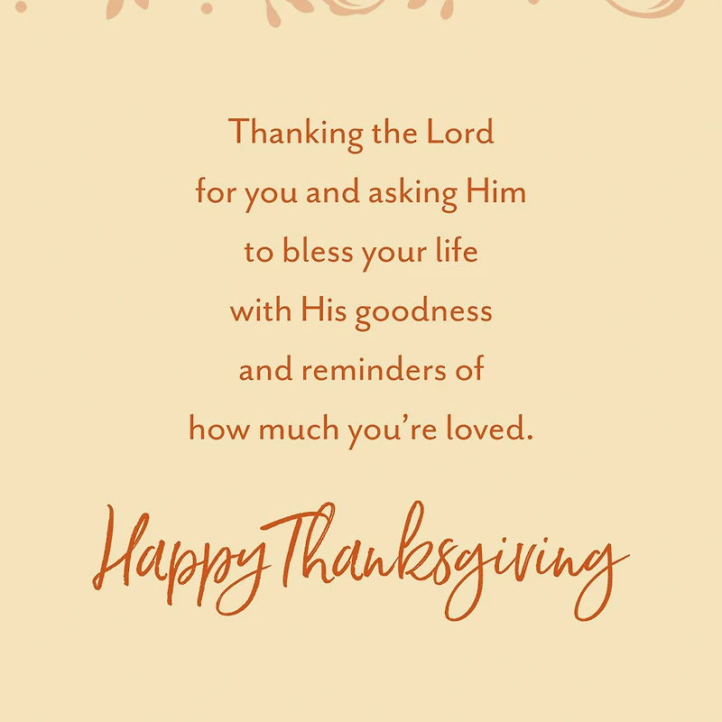 Asking the Lord to Bless You Religious Thanksgiving Card for only USD 3.99 | Hallmark