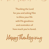 Asking the Lord to Bless You Religious Thanksgiving Card for only USD 3.99 | Hallmark