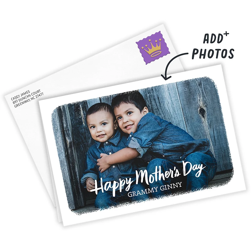 White Frame Horizontal Custom Mother's Day Card for only USD 4.99 | Hallmark