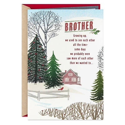 Our Time Together Is a Gift Christmas Card for Brother for only USD 4.59 | Hallmark