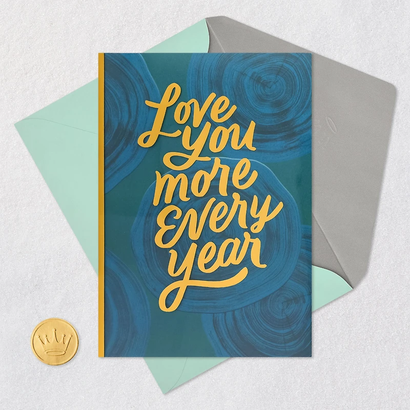Love You More Every Year Birthday Card for Wife for only USD 7.59 | Hallmark