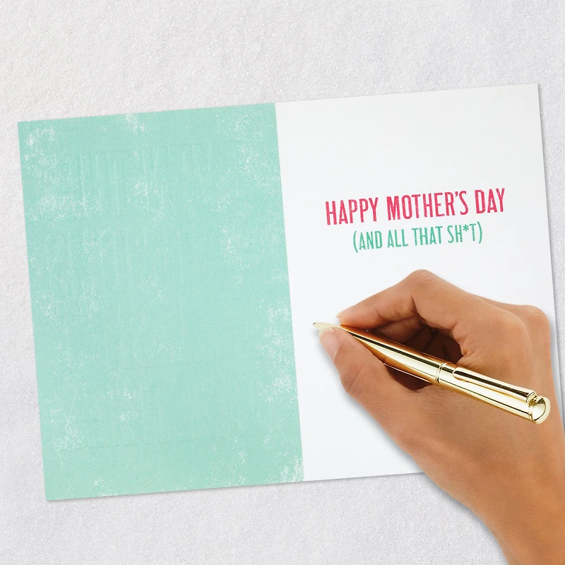 Even the Best Moms Yell Sh*t Sometimes Mother's Day Card for only USD 3.99 | Hallmark