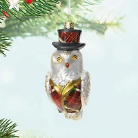 Dapper Owl Glass Ornament for only USD 30.99 | Hallmark