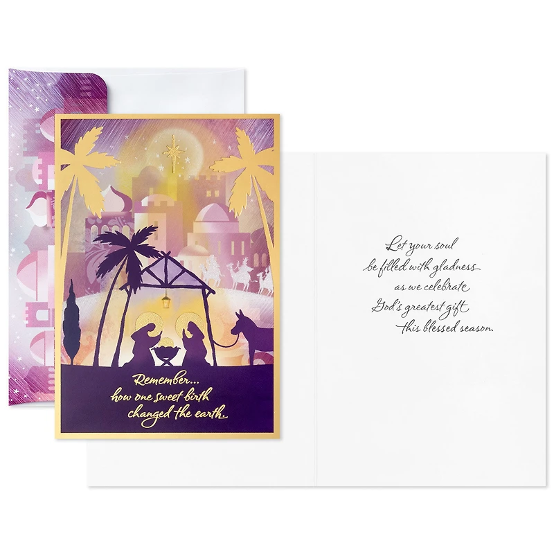 Nativity Scene in Bethlehem Boxed Christmas Cards, Pack of 16 for only USD 15.49 | Hallmark