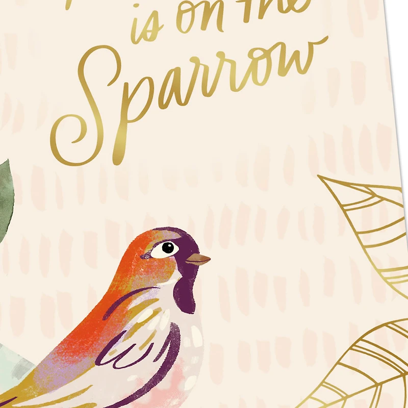 His Eye Is on the Sparrow Sympathy Card for only USD 2.99 | Hallmark