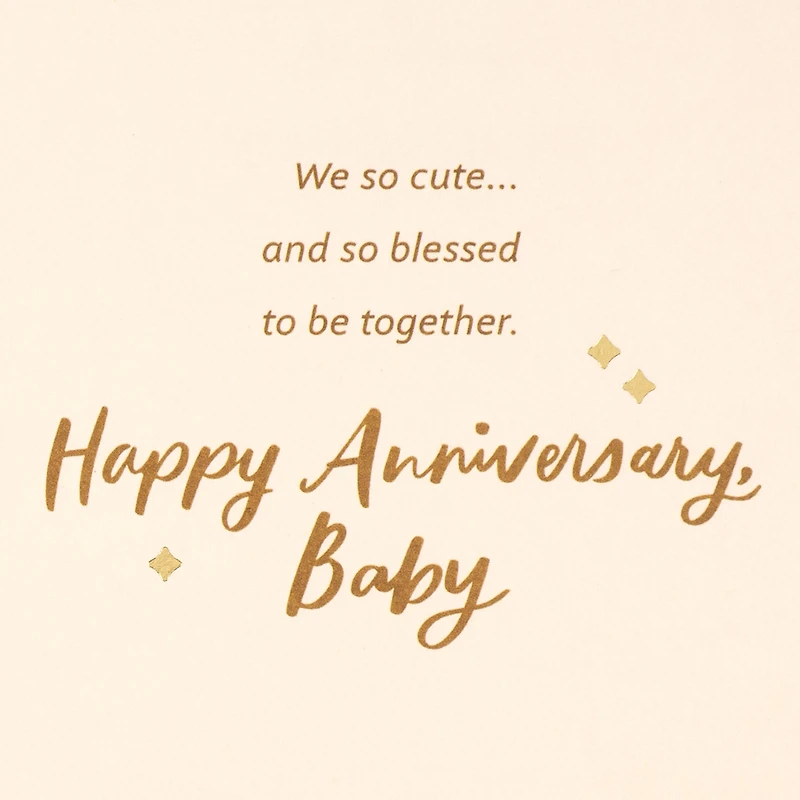 Baby We So Cute Anniversary Card for only USD 4.99 | Hallmark
