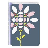 Geometric Flower on Blue Blank Card for only USD 2.99 | Hallmark