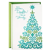 You're a Wonderful Gift Christmas Card for Daughter and Family for only USD 5.59 | Hallmark