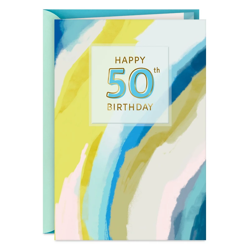 Enjoy Every Second 50th Birthday Card for only USD 2.99 | Hallmark