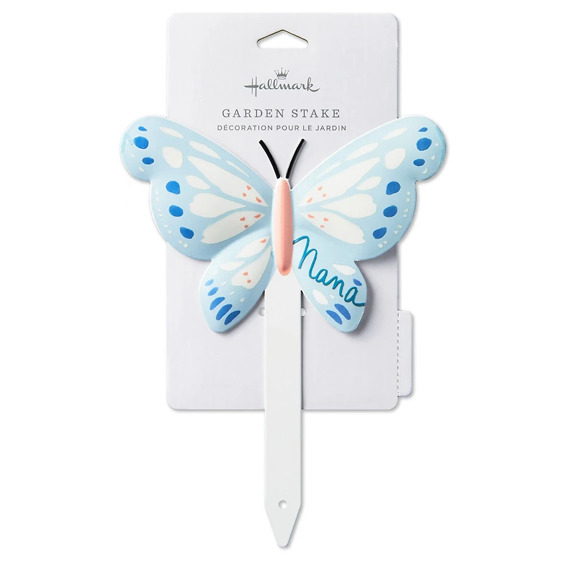 Nana Blue Butterfly Garden Stake, 6.5" for only USD 13.99 | Hallmark