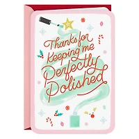 Perfectly Polished Christmas Thank-You Card for Nail Technician for only USD 2.99 | Hallmark