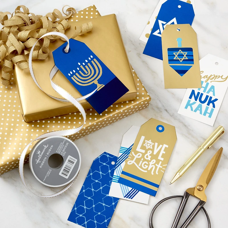 Happy Hanukkah 12-Pack Assorted Gift Tags for only USD 4.99 | Hallmark