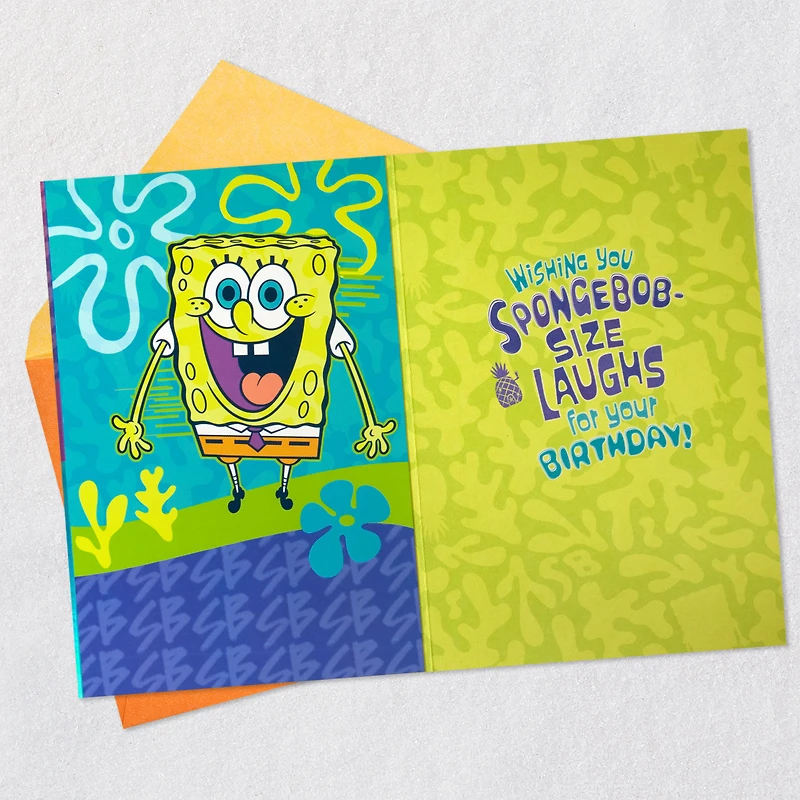 Nickelodeon SpongeBob SquarePants Wishing You Laughs Birthday Card for only USD 4.99 | Hallmark
