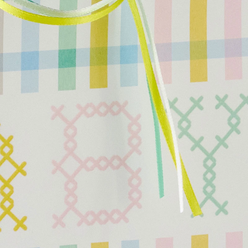 9.6" Pastel Plaid Medium New Baby Gift Bag for only USD 4.49 | Hallmark