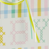 9.6" Pastel Plaid Medium New Baby Gift Bag for only USD 4.49 | Hallmark