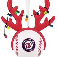 MLB Washington Nationals™ Reindeer Baseball Hallmark Ornament for only USD 12.99 | Hallmark