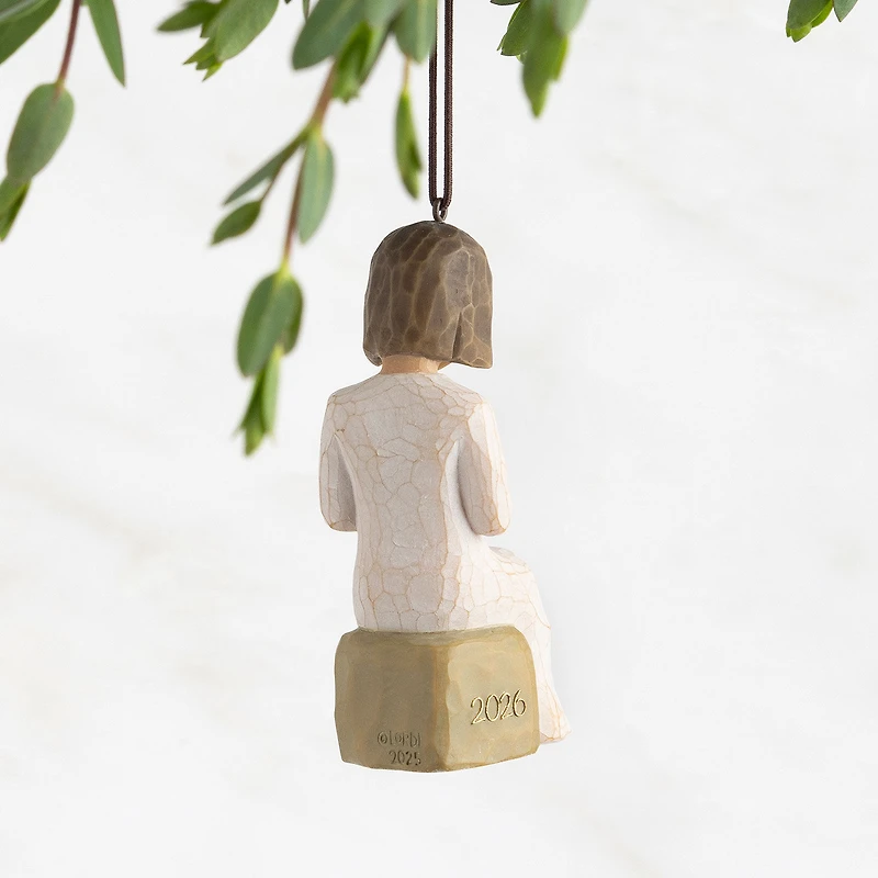 Willow Tree Figurine With Book 2026 Year-Dated Ornament for only USD 26.00 | Hallmark