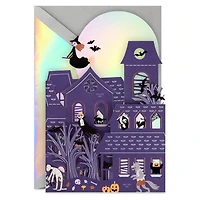 Fold-Out Haunted House Halloween Card for only USD 8.99 | Hallmark