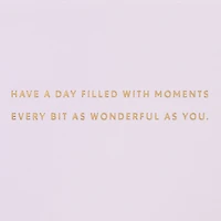 Wonderful Moments Floral Mother's Day Card for only USD 7.99 | Hallmark