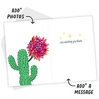 You Become More You Cactus Custom Encouragement Card for only USD 4.99 | Hallmark