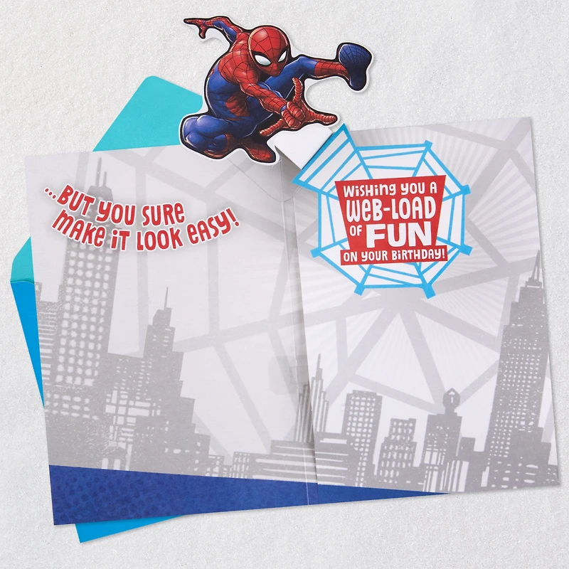 Marvel Spider-Man You're Amazing Musical Pop-Up Birthday Card for Grandson for only USD 7.99 | Hallmark