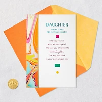 Loved for So Many Reasons Birthday Card for Daughter for only USD 6.59 | Hallmark