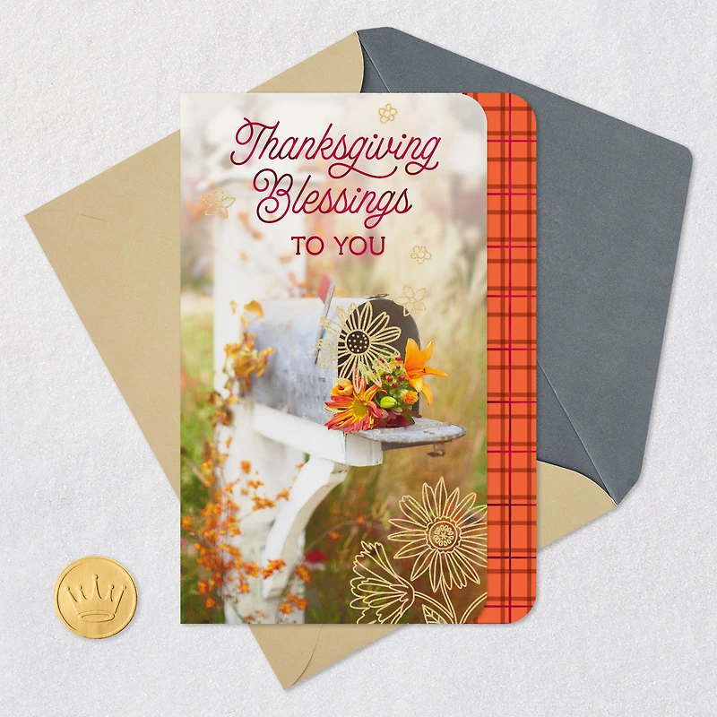 A Thankful Smile Across the Miles Thanksgiving Card for only USD 3.99 | Hallmark