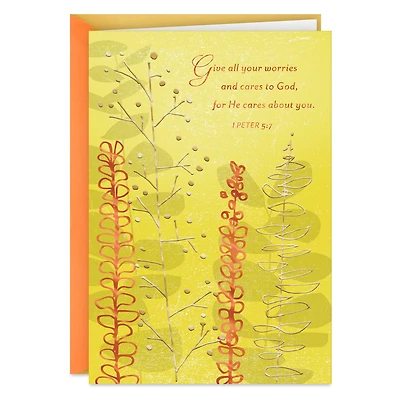 In God's Hands and In My Prayers Religious Encouragement Card for only USD 3.59 | Hallmark